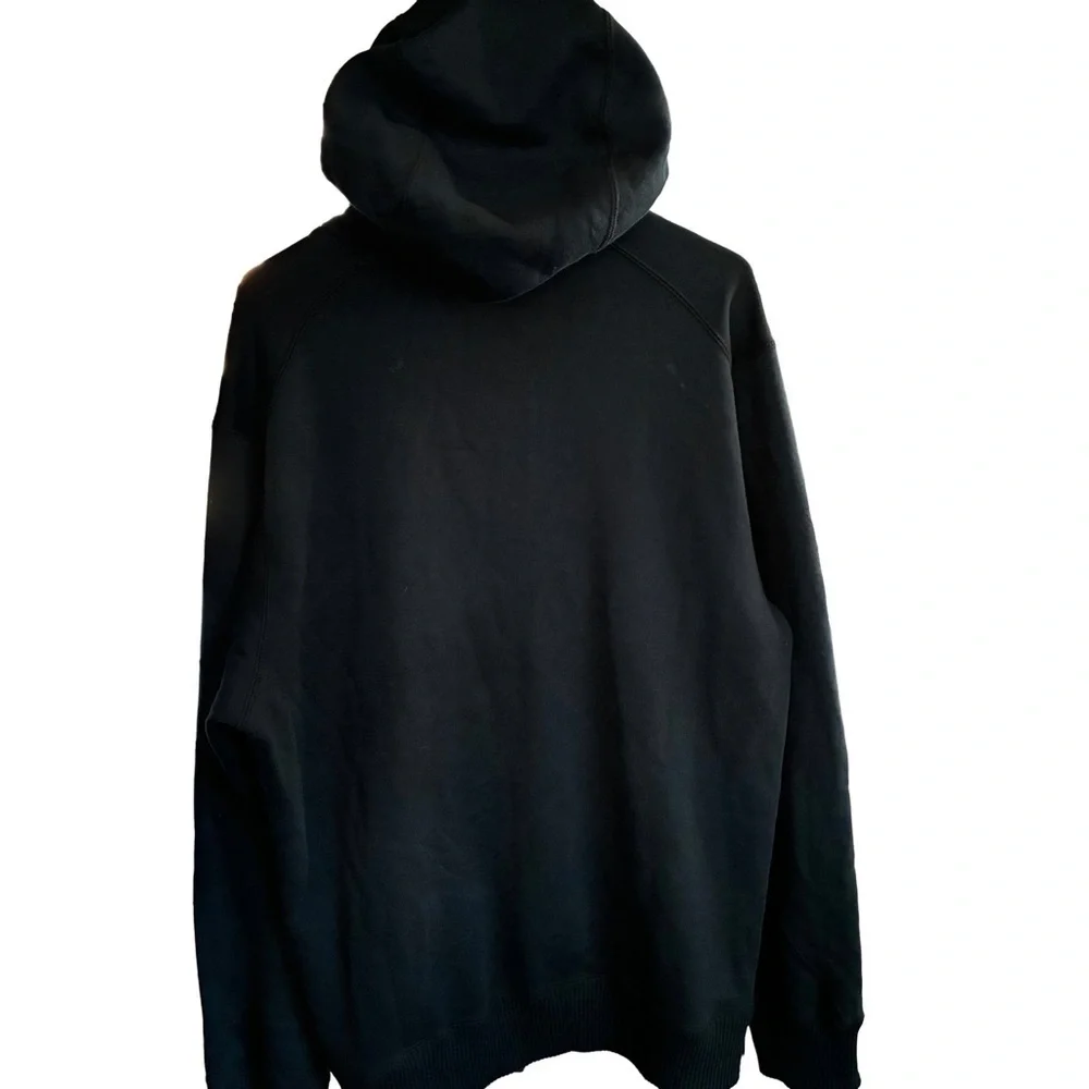 Nike Air Jordan Flight Pullover Hoodie Men’s Medium Black & Blue Sweatshirt